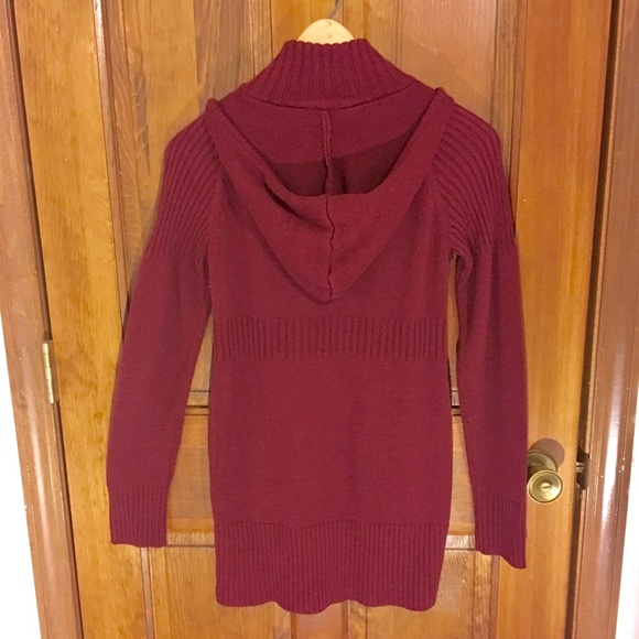 🔴 x3/$15 TAKEOUT LONG HOODED CARDIGAN,SZ M - Picture 3 of 5